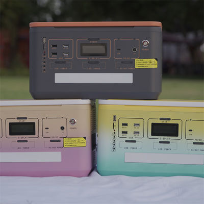 Waterproof 1000w Portable Battery Power Station IP54 12 Volt 60Ah For Air Conditioner Refrigerator
