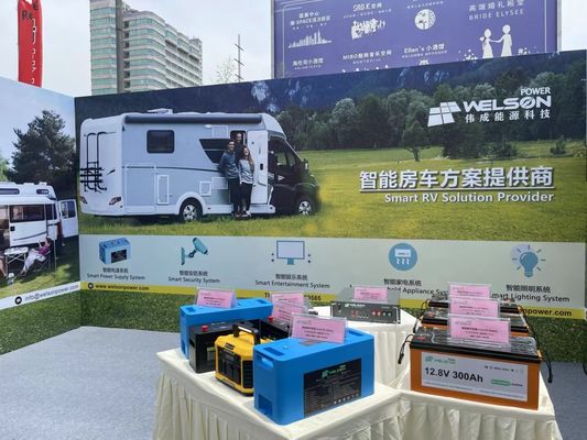 WelsonPower House Rechargeable Lifepo4 Battery 300ah 12 Volt Battery Deep Cycle Rv  Lithium Caravan