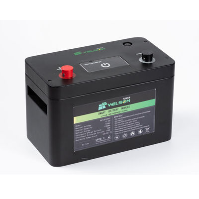 Rack Mount 12V 100Ah RV Lifepo4 Battery Ev Rechargeable Solar