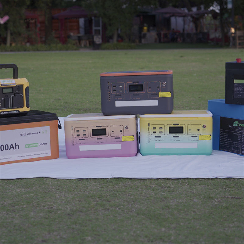 2000w Portable Power Stations Lifepo4 12 Volt Lithium 120Ah Li Ion Battery Solar System