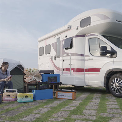 Przyczepa RV Akumulator LiFePO4 Akumulator BMS Solar 12,8 V 12 V 200 Ah Akumulator głębokiego cyklu Agm